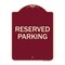 Signmission Reserved Parking Bright Yellow Heavy-Gauge Aluminum Architectural Sign, 24" x 18", BU-1824-22991 A-DES-BU-1824-22991 - alternate 1